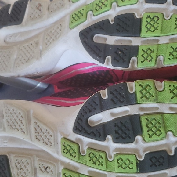 FILA Cool Max Women’s 7 Sneakers Shoes Bright Pink Neon Green - Picture 5 of 5